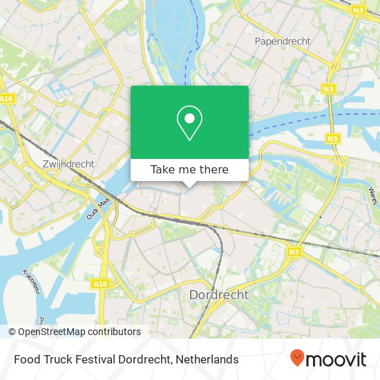 Food Truck Festival Dordrecht kaart