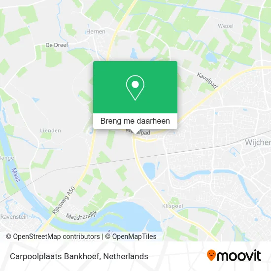 Carpoolplaats Bankhoef kaart