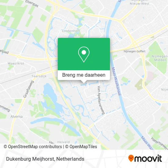 Dukenburg Meijhorst kaart