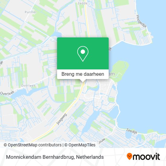 Monnickendam Bernhardbrug kaart