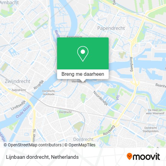 Lijnbaan dordrecht kaart