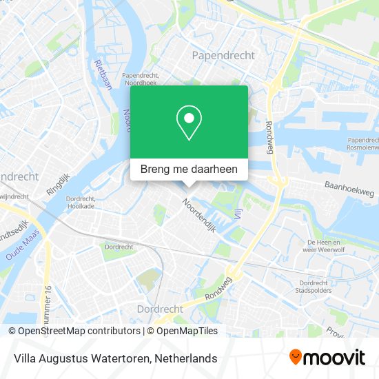 Villa Augustus  Watertoren kaart