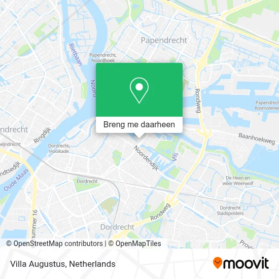 Villa Augustus kaart