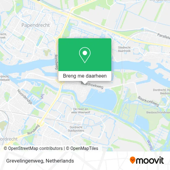 Grevelingenweg kaart