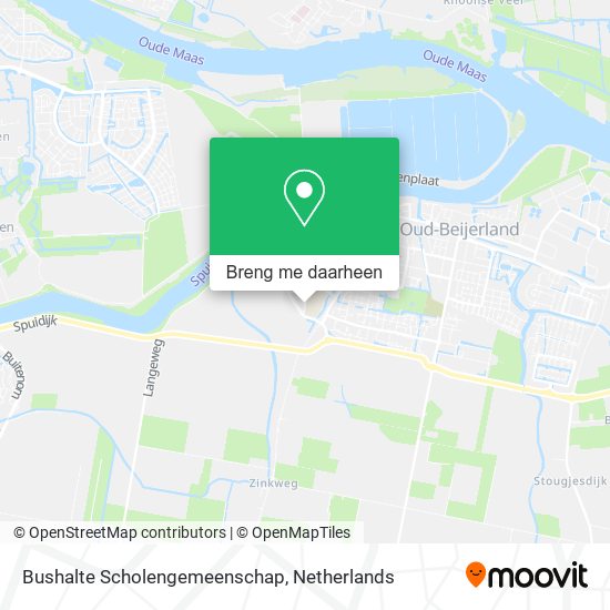 Bushalte Scholengemeenschap kaart