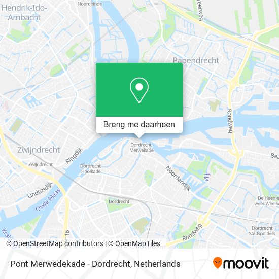 Pont Merwedekade - Dordrecht kaart
