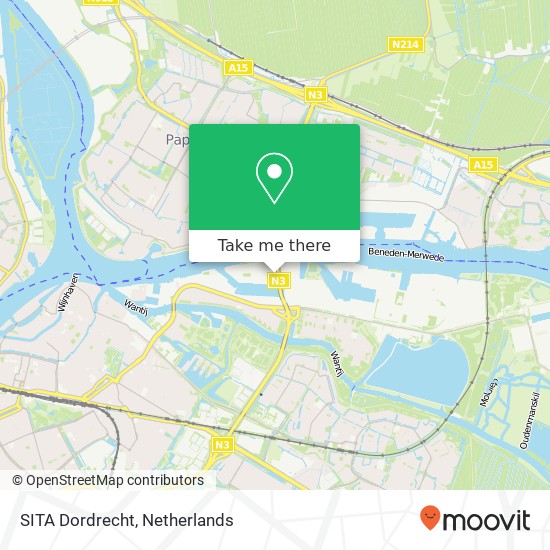 SITA Dordrecht kaart