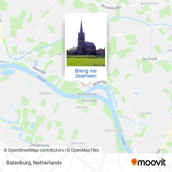 Batenburg kaart