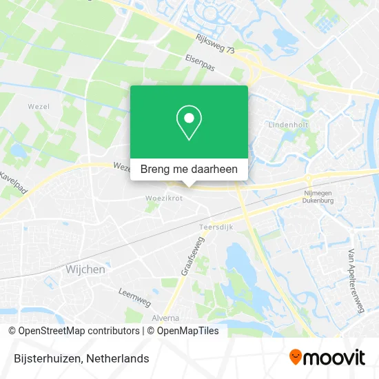 Bijsterhuizen kaart