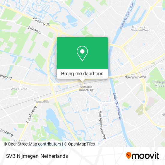 SVB Nijmegen kaart