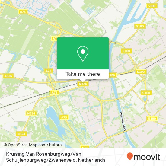 Kruising Van Rosenburgweg / Van Schuijlenburgweg / Zwanenveld kaart