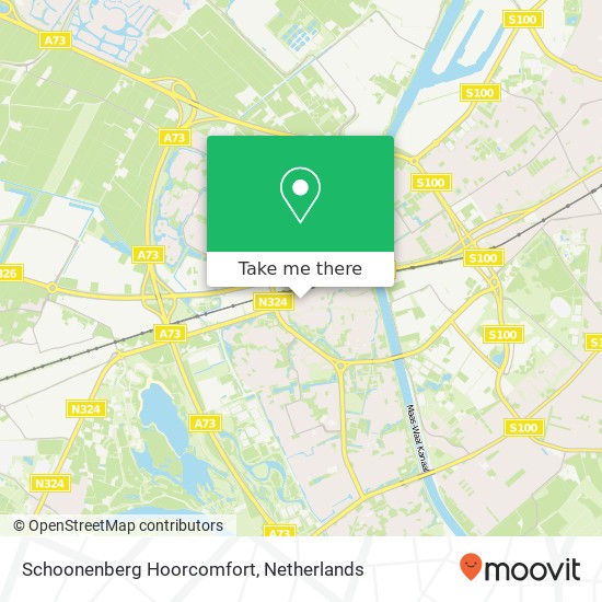 Schoonenberg Hoorcomfort kaart