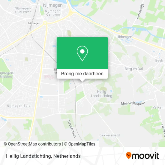 Heilig Landstichting kaart