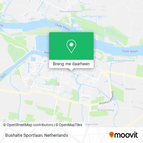 Bushalte Sportlaan kaart