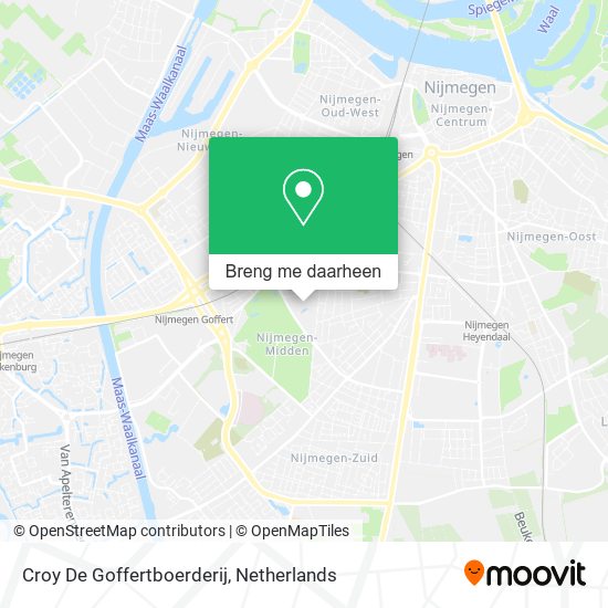 Croy De Goffertboerderij kaart