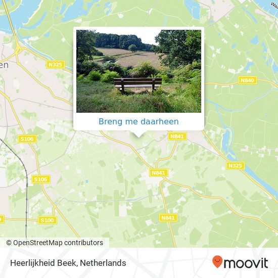 Heerlijkheid Beek kaart