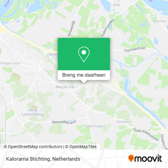 Kalorama Stichting kaart