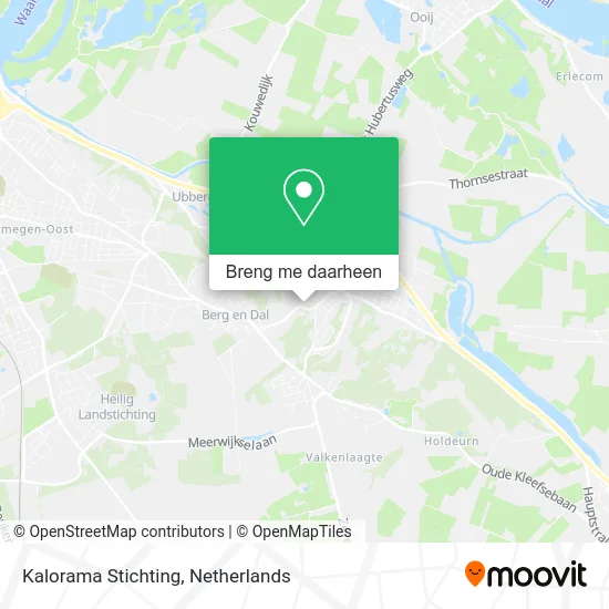 Kalorama Stichting kaart