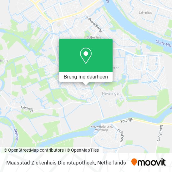 Maasstad Ziekenhuis Dienstapotheek kaart