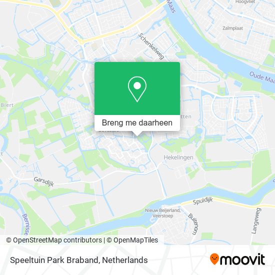 Speeltuin Park Braband kaart