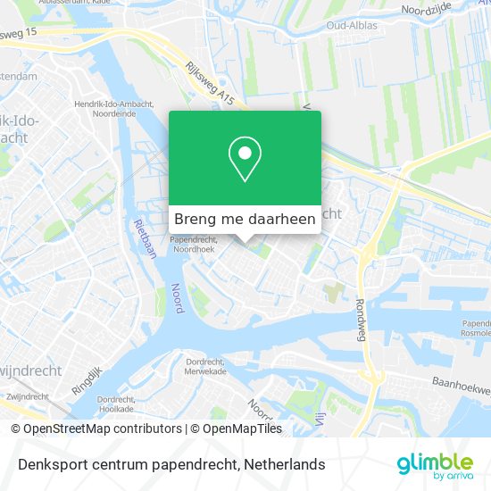 Denksport centrum papendrecht kaart