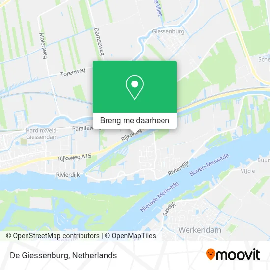 De Giessenburg kaart