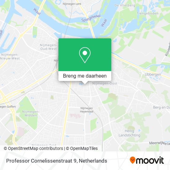 Professor Cornelissenstraat 9 kaart