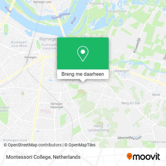 Montessori College kaart