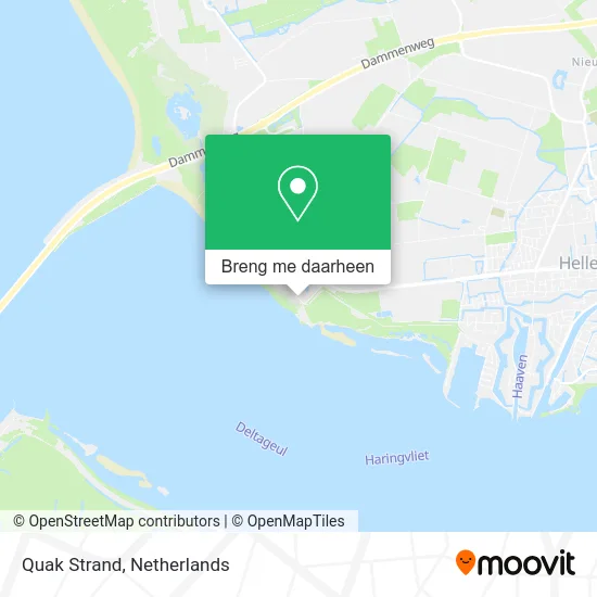Quak Strand kaart