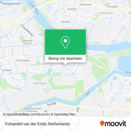 Vishandel van der Ende kaart