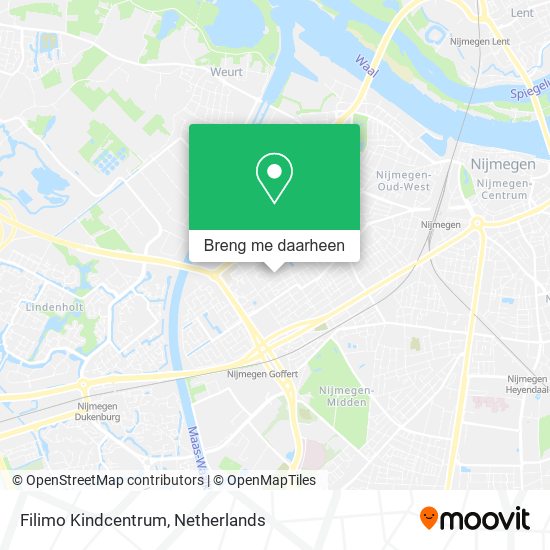 Filimo Kindcentrum kaart