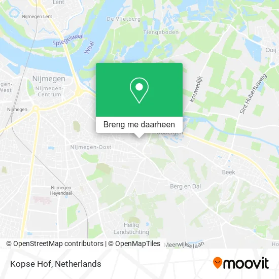 Kopse Hof kaart