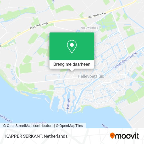 KAPPER SERKANT kaart