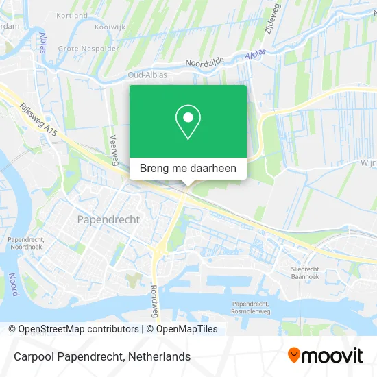 Carpool Papendrecht kaart