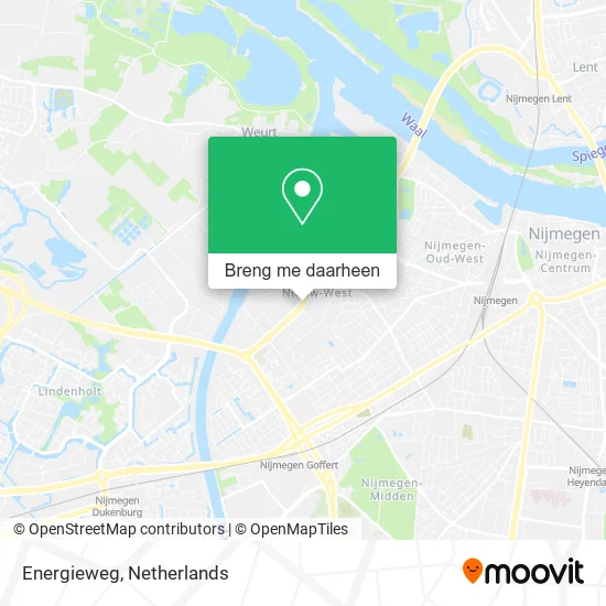 Energieweg kaart