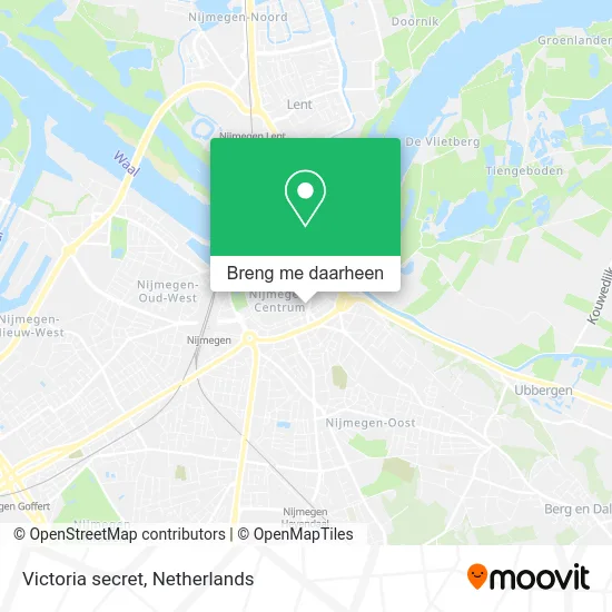 Victoria secret kaart