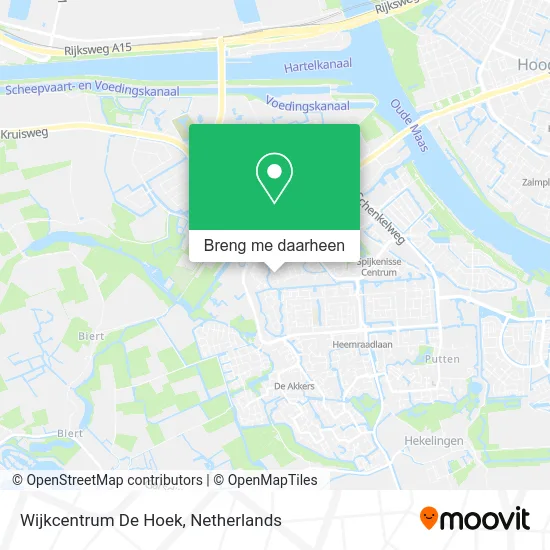 Wijkcentrum De Hoek kaart