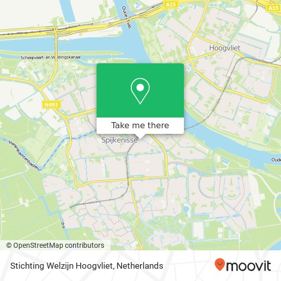 Stichting Welzijn Hoogvliet kaart