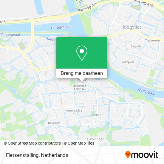 Fietsenstalling kaart