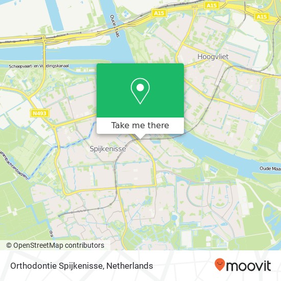 Orthodontie Spijkenisse kaart