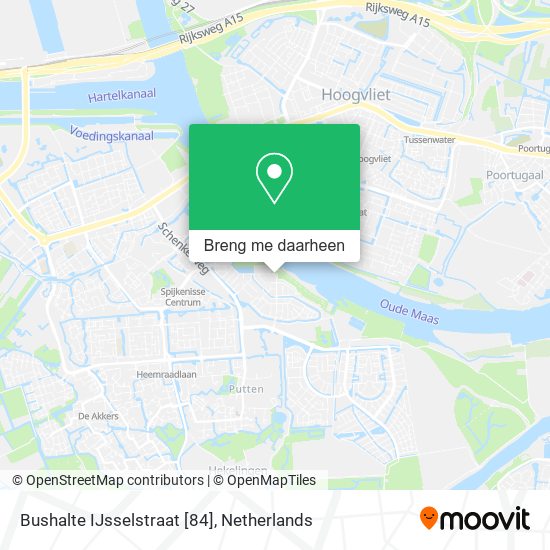 Bushalte IJsselstraat [84] kaart