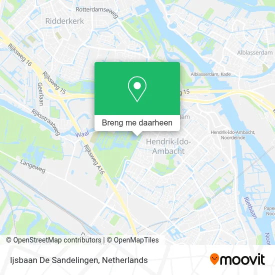 Ijsbaan De Sandelingen kaart