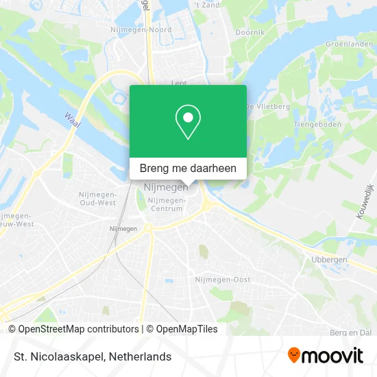 St. Nicolaaskapel kaart