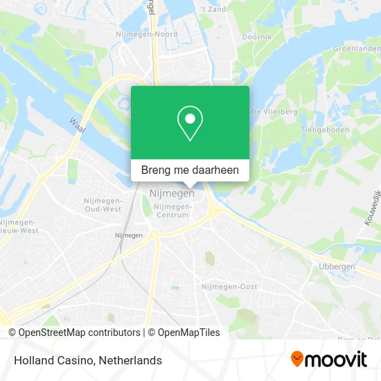 Holland Casino kaart