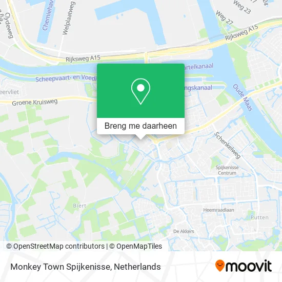 Monkey Town Spijkenisse kaart
