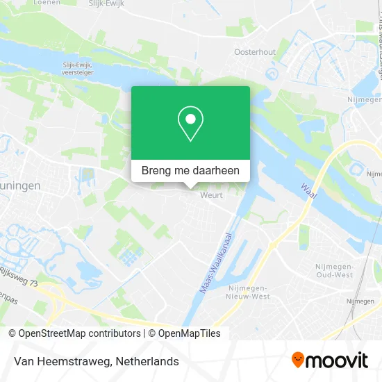 Van Heemstraweg kaart