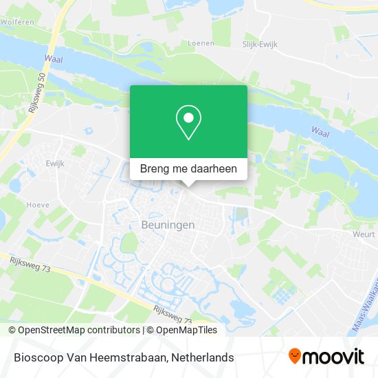 Bioscoop Van Heemstrabaan kaart