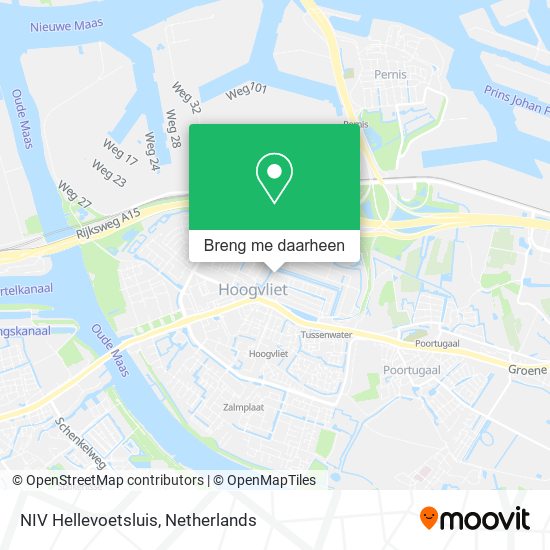 NIV Hellevoetsluis kaart