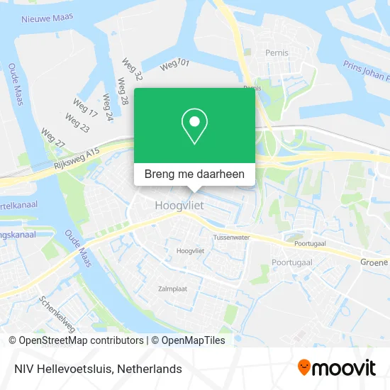 NIV Hellevoetsluis kaart
