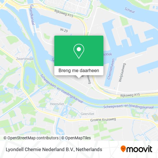 Lyondell Chemie Nederland B.V. kaart